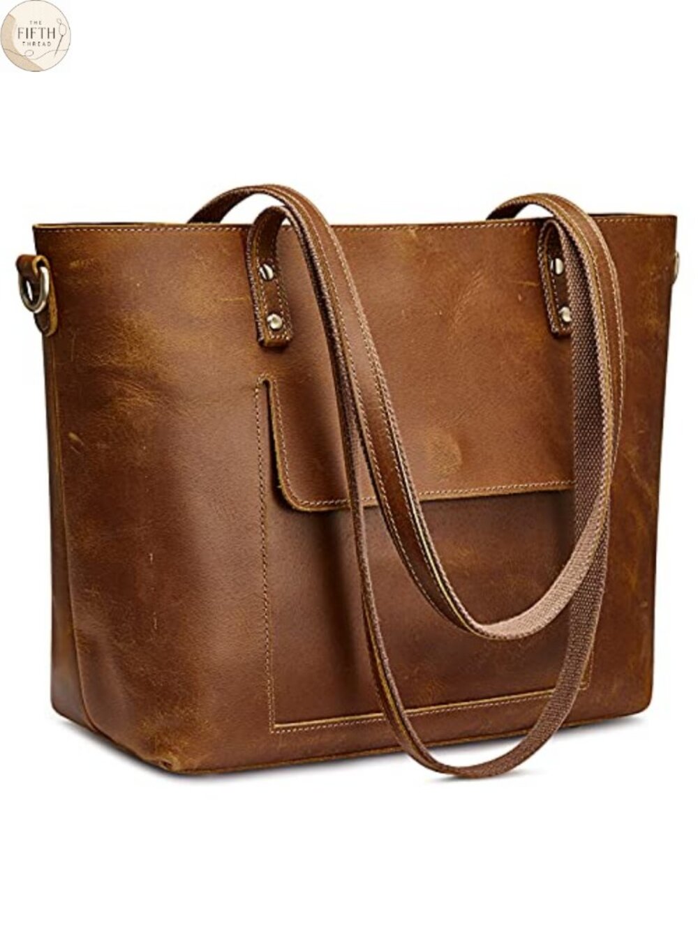 Genuine Leather Tote Bag Women Shoulder Handbag Crossbody Purse